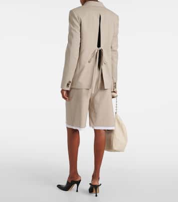 Blazer de lana con abertura | Loewe
