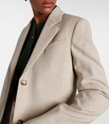 Blazer de lana con abertura | Loewe