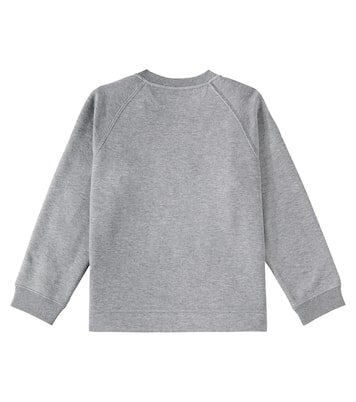 Felpa in misto cotone con stampa | Brunello Cucinelli Kids