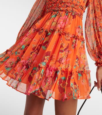 Bedrucktes Minikleid Lya aus Seide | Ulla Johnson