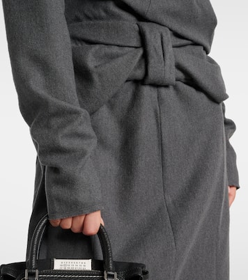 Robe midi en coton et laine | Maison Margiela