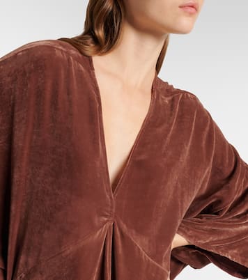 Tommykite gathered jersey gown | Rick Owens