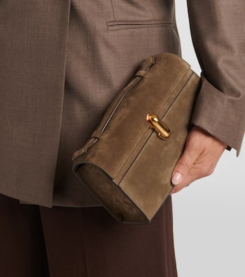 Borsa Symmetry Pochette in suede | Savette