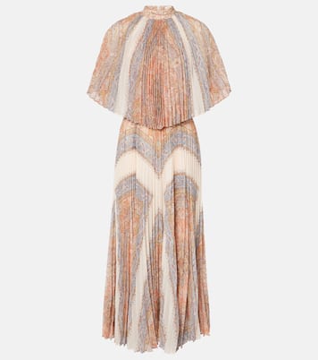 Abito midi Illustration Sunray con stampa | Zimmermann