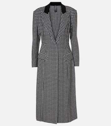 Cappotto monopetto pied-de-poule | Norma Kamali