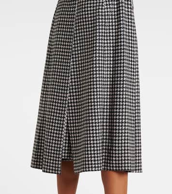 Cappotto monopetto pied-de-poule | Norma Kamali