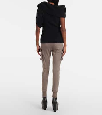 Top asimétrico Porterville de mezcla de alpaca | Rick Owens
