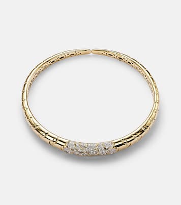 Choker Onda en or 18 ct et diamants | Marina B