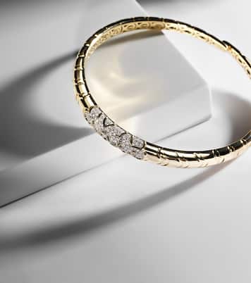 Choker Onda en or 18 ct et diamants | Marina B
