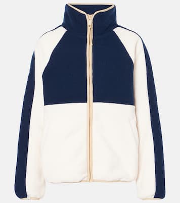 Harlow colorblocked fleece jacket | The Upside