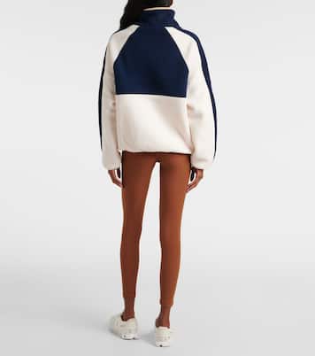 Harlow colorblocked fleece jacket | The Upside