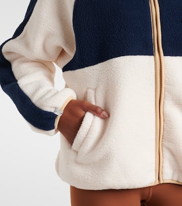 Harlow colorblocked fleece jacket | The Upside
