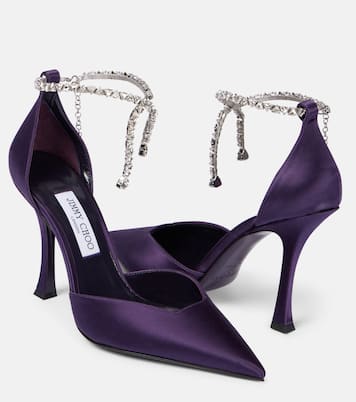 Escarpins Stevie 100 en satin | Jimmy Choo