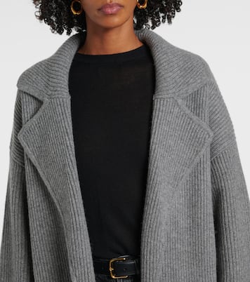 Cardigan in misto lana a coste | Toteme