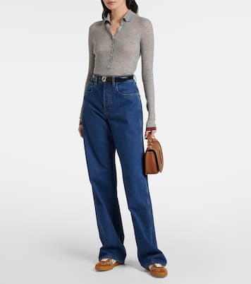 Interlocking G GG Canvas suede sneakers | Gucci