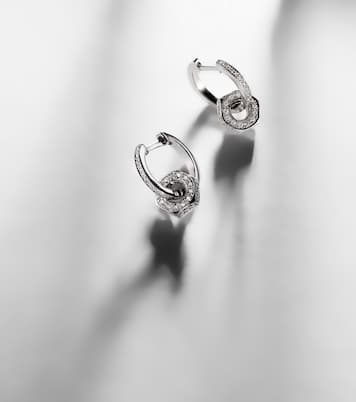 Orecchini Nut in oro 18kt con diamanti | Ileana Makri