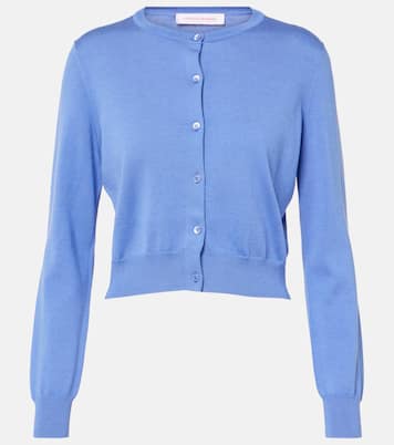 Cropped-Cardigan aus Seide und Baumwolle | Carolina Herrera
