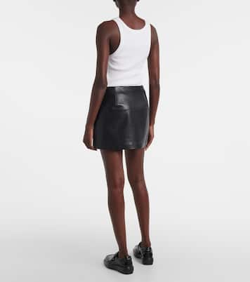 Minigonna Agda con pelle | Agolde