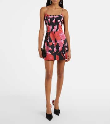 Printed satin minidress | Blumarine