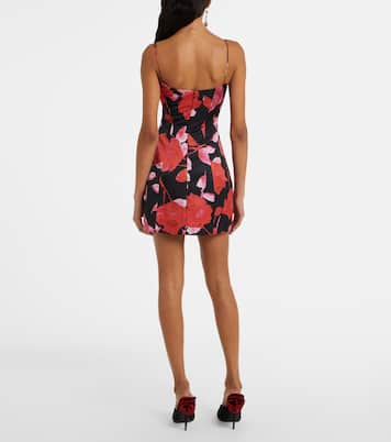Printed satin minidress | Blumarine
