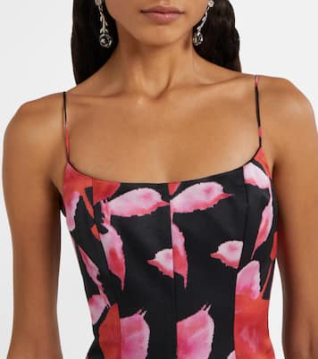 Printed satin minidress | Blumarine