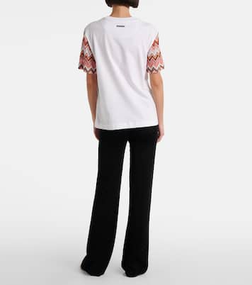 Camiseta de algodón bordada | Missoni