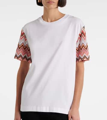 Camiseta de algodón bordada | Missoni