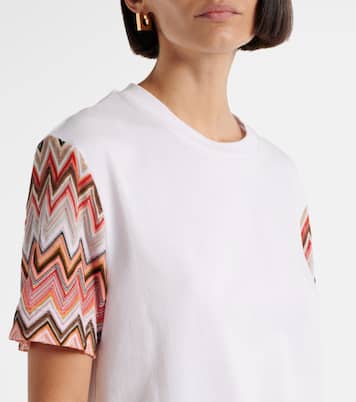 Camiseta de algodón bordada | Missoni