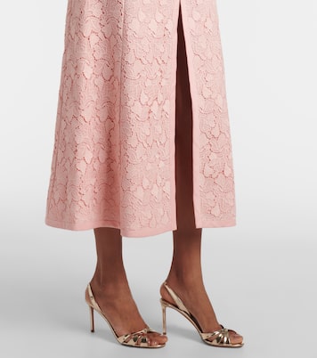Bow-detail macramé midi dress | Giambattista Valli