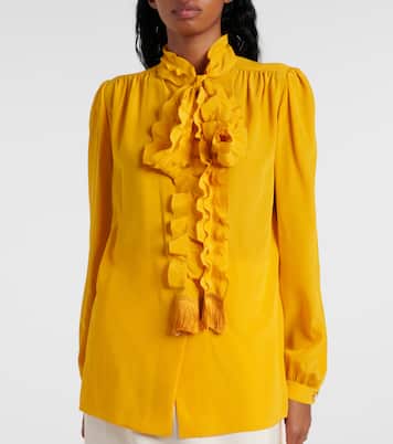 Chemise en crêpe de soie | Valentino
