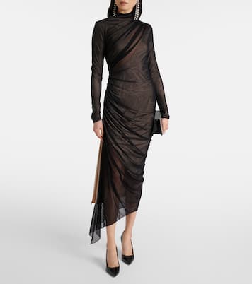 Midikleid aus Mesh | Mugler