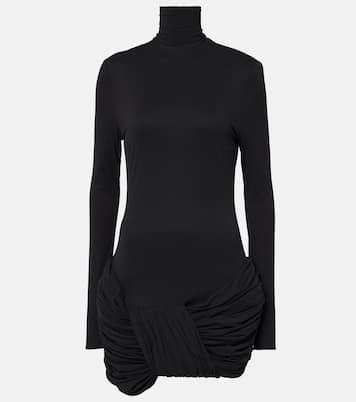 Ruched silk-blend minidress | Magda Butrym