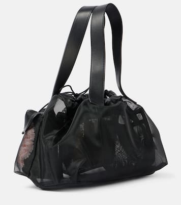 Sac Carnation Pocket en toile et cuir | Simone Rocha