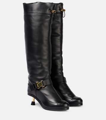 Botas altas de piel | Sacai