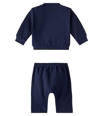 Baby jersey sweatshirt and sweatpants set | Il Gufo