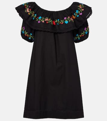Saige embroidered cotton minidress | Rixo