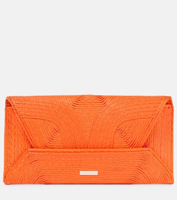 Vacanza raffia clutch | Aquazzura
