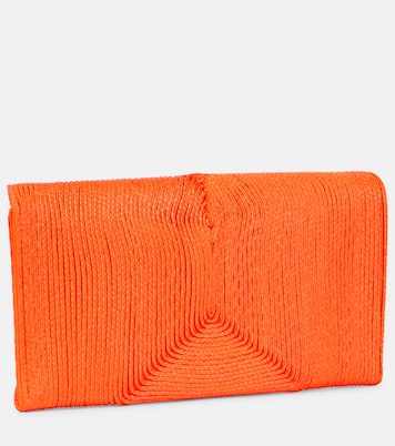 Vacanza raffia clutch | Aquazzura