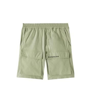 Bermuda in popeline di misto cotone | Givenchy Kids