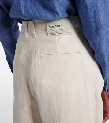 Eric cotton and linen Bermuda shorts | 'S Max Mara