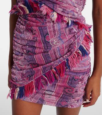 Robe Dessia imprimée à franges | Isabel Marant