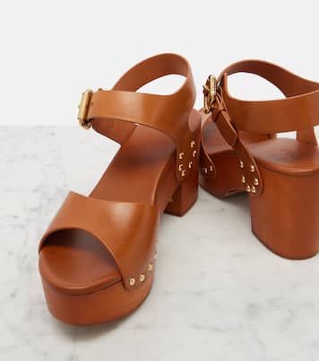 Jeannette 80 studded leather sandals | Chloé