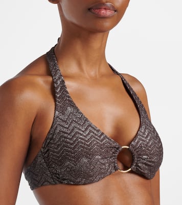 Top de bikini Brussels con escote halter | Melissa Odabash