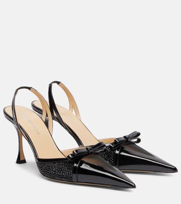Slingback-Pumps Triangle 85 aus Leder | Mach & Mach