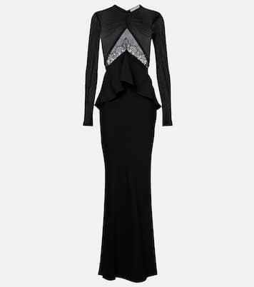 Endrey Disconnect lace-trimmed gown | Christopher Esber