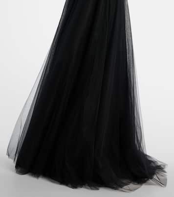 Tulle bustier gown | Costarellos