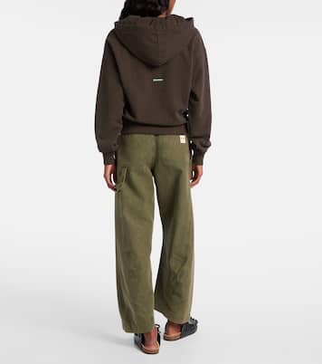 Cotton jersey hoodie | JW Anderson