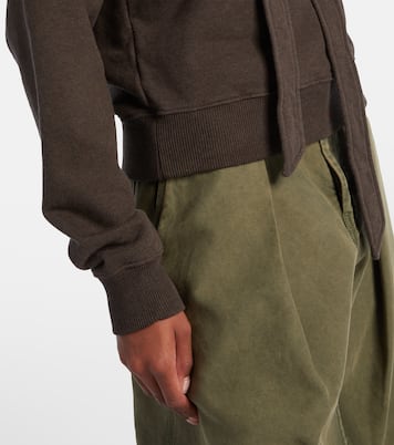 Cotton jersey hoodie | JW Anderson