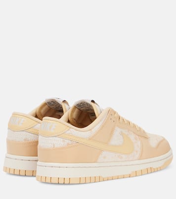 Dunk leather-trimmed low-top sneakers  | Nike