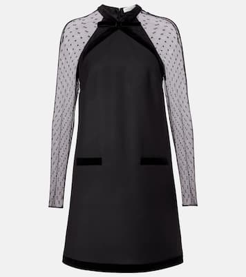 Virgin wool gabardine minidress | Nina Ricci
